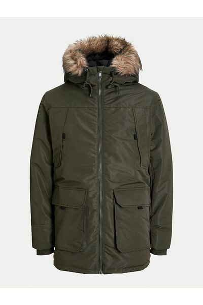 Jack & Jones Parka pentru bărbați Jack Jones 12258406 Verde