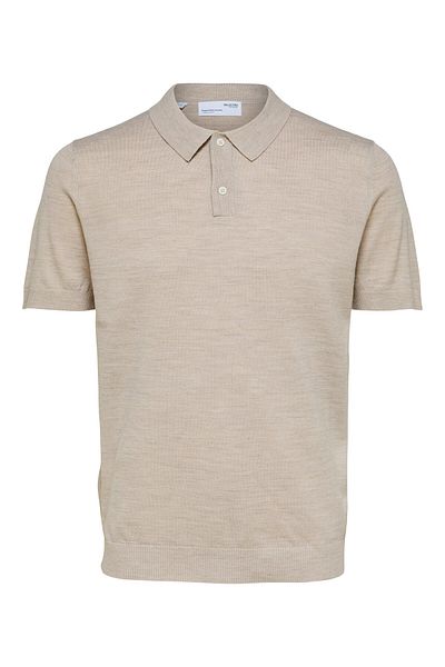 Selected Homme Polo bărbătesc 16088649 bej