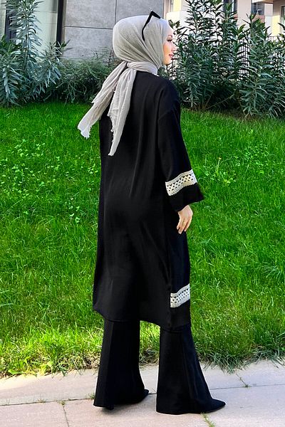 TOFİSA Kimono Black - 13296