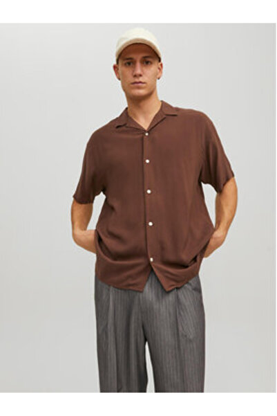 Jack & Jones Cămașă bărbătească Jack Jones 12228007 Maro
