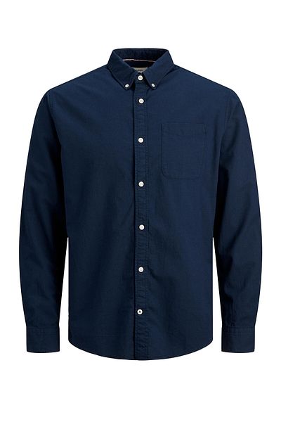 Jack & Jones Cămașă bărbătească Jack Jones 12182486 Bleumarin