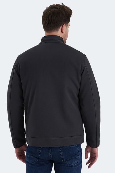Slazenger HEBEL IN Ανδρικά Παλτό & Παλτό Σκούρο Γκρι