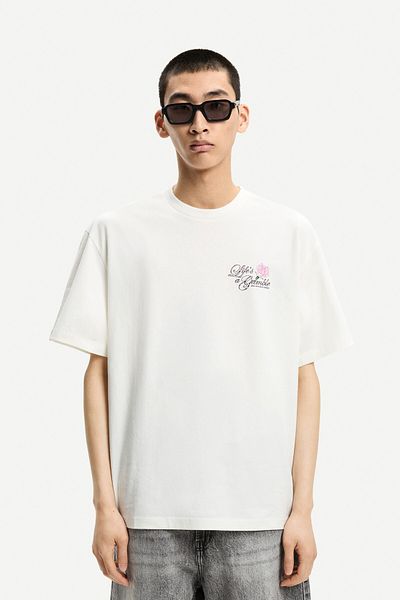 Bershka Short sleeve T-shirt with print