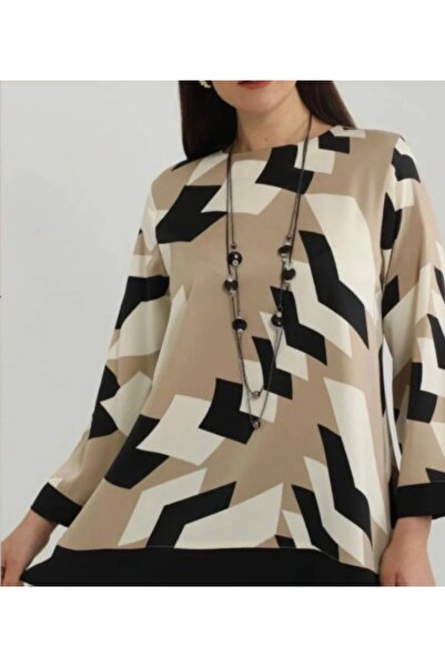 İklim İklim saten tunik