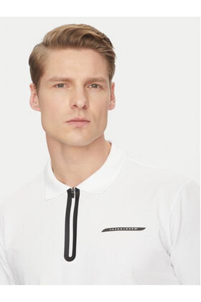 Jack & Jones Tricou polo pentru bărbați Jack Jones 12273127 Alb