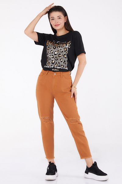 TOFİSA Gabardine Trousers Tan - 11603