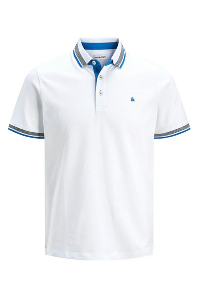 Jack & Jones Jack Jones Set de 2 Tricouri Polo pentru Bărbați 12191216 Alb, Bleumarin