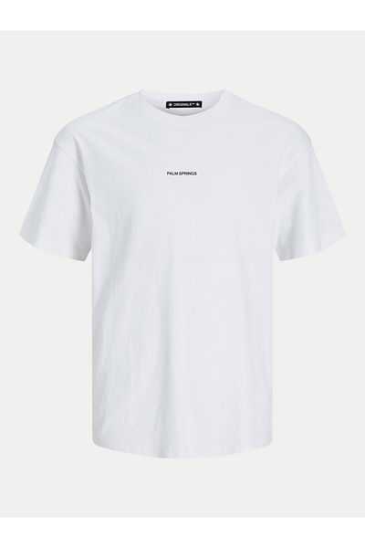 Jack & Jones Tricou Jack Jones Junior pentru băieți 12257134 Alb