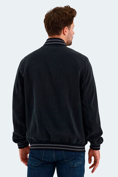 Slazenger BOMBERS Ανδρικά Παλτό & Παλτό Σκούρο Γκρι