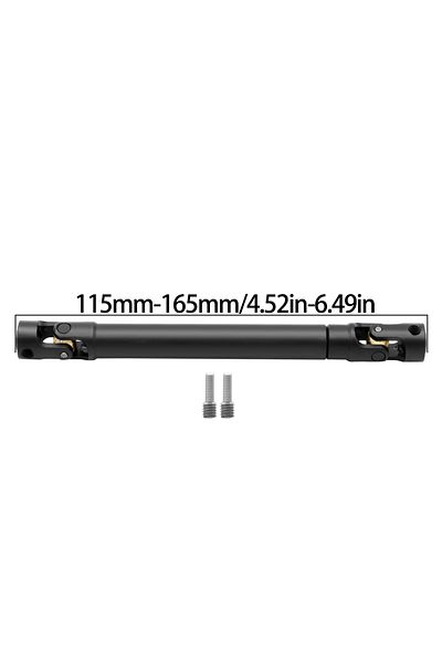 Choice black-L115MM Metal Internal Spline Drive Shaft Universal Joint Driveshaft for 1/10 RC Car Crawler Ax