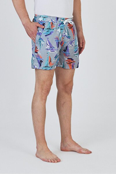 FİHA /Angaz-8937 Patterned Pocket Sea Shorts - Pattern 26
