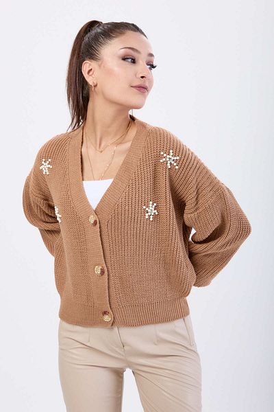 TOFİSA Pletený svetr Mink - 24108