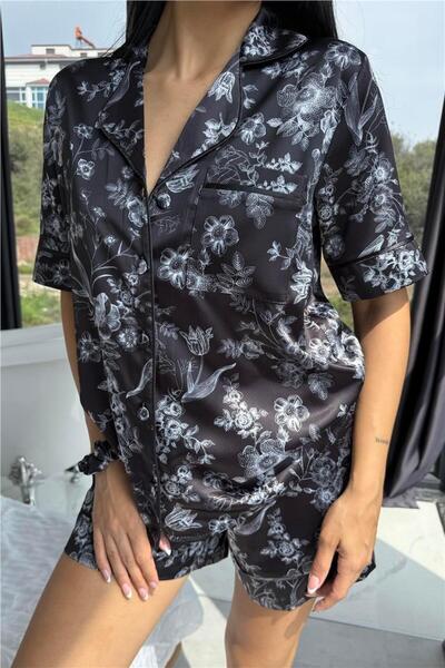 COCCOLARSI Colori Del Mondo Saten Kısa Pijama Takımı CDM2254