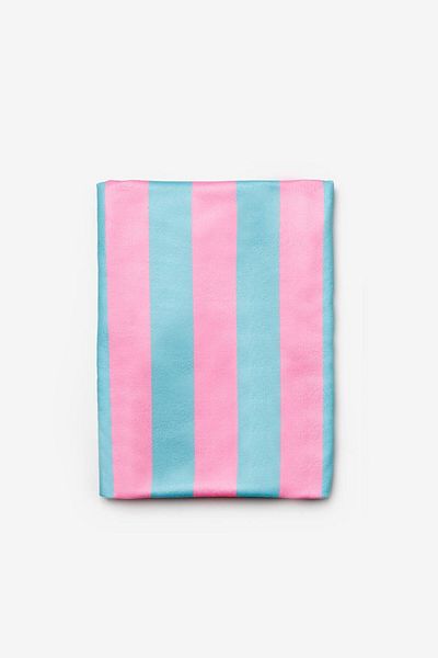 Le Mabelle Mint Striped Beach Towel