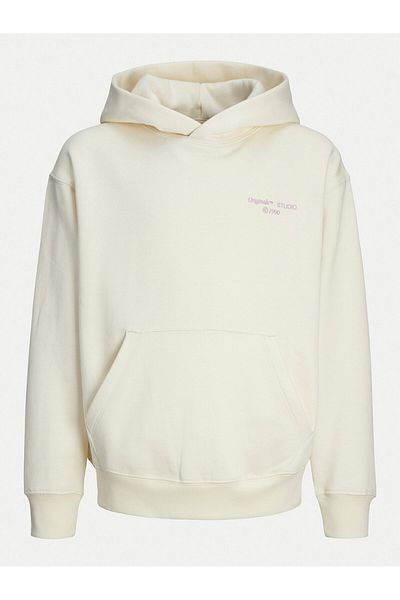Jack & Jones Hanorac Jack Jones Junior pentru băieți 12263292 Ecru