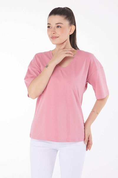 TOFİSA T-Shirt Rose - 25848