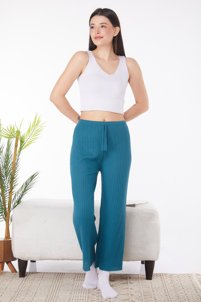 TOFİSA Pijama Bottom Petrol - 25855