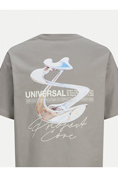 Jack & Jones jack jones junior Boy T-Shirt 12274677 Gray