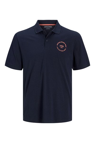 Jack & Jones Tricou polo pentru bărbați Jack Jones 12269299 Bleumarin