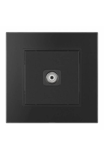 Spin Priza TV cu rama din sticla neagra