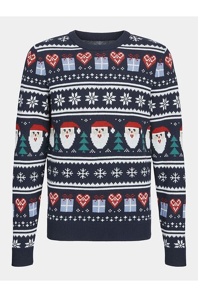 Jack & Jones Pulover Jack Jones Junior pentru băieți 12248144 Bleumarin