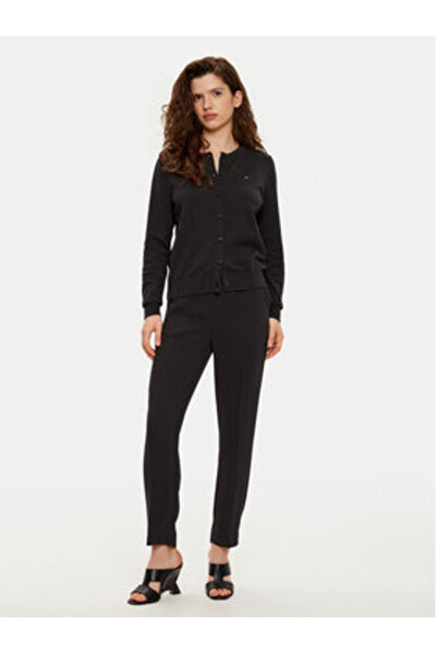 Tommy Hilfiger Cardigan pentru femei WW0WW42370 Negru