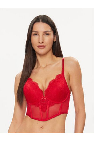 Hunkemöller hunkemoller Women's Push-up Bra 204593 Red