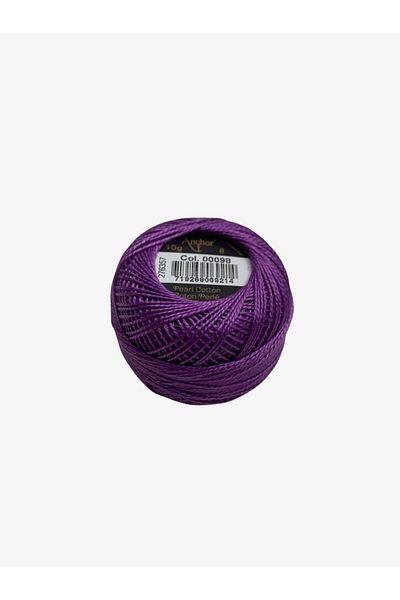 Yiğit Kumaş Embroidery Thread (Etamine Thread) Anchor No:8 Purple Color 98