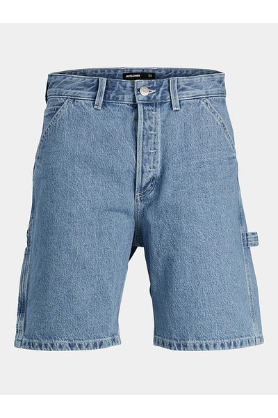 Jack & Jones Pantaloni scurți din denim pentru bărbați Jack Jones 12252719 albaștri