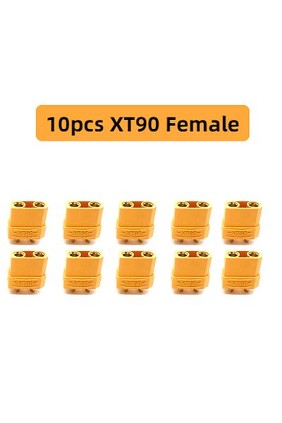 Choice 10PCS Female Wholesale 10PCS XT90 XT-90 Plug Male Female Bullet Connectors Plugs For RC Lipo Battery