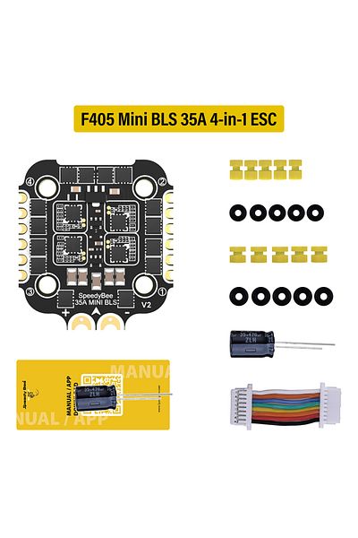 Choice ESC SpeedyBee F405 Mini Stack Flight Controller FC BLS 35A V2 3-6S 20x20 4-in-1 ESC Dual BECs for RC