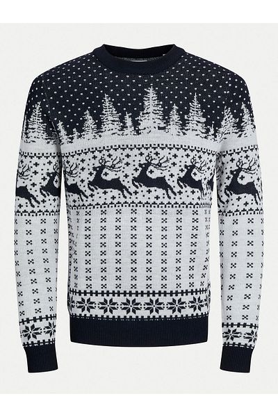 Jack & Jones jack jones Mens Sweater 12266118 Gray