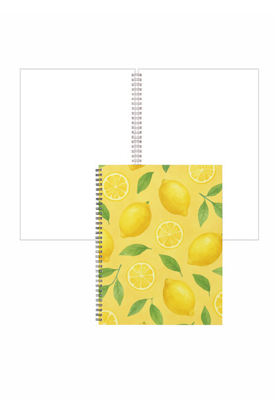 OBRO Agenda cu Spirala, Caiet, Foi Veline Albe, Fara Liniatura, Lamai, A5, 80...