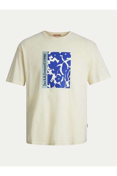 Jack & Jones jack jones junior Boy T-Shirt 12257641 Ecru