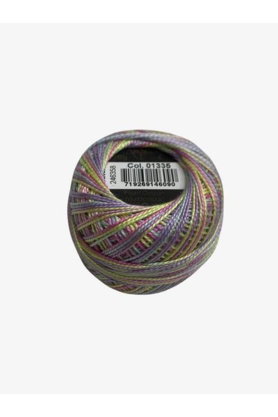 Yiğit Kumaş Embroidery Thread (Etamine Thread) Anchor No:8 Marbled Lilac Color 1335