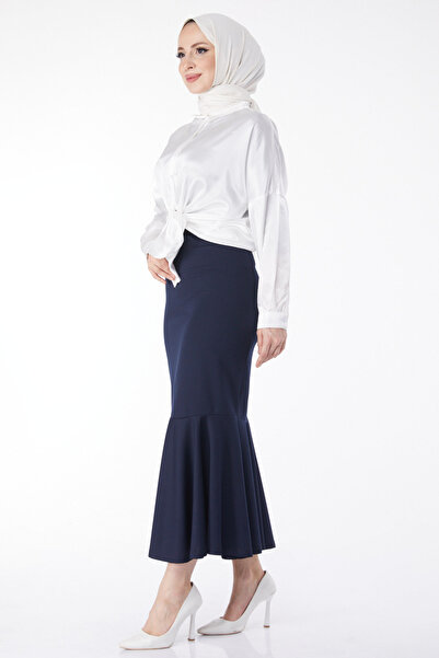 TOFİSA Skirt Navy Blue - 23644