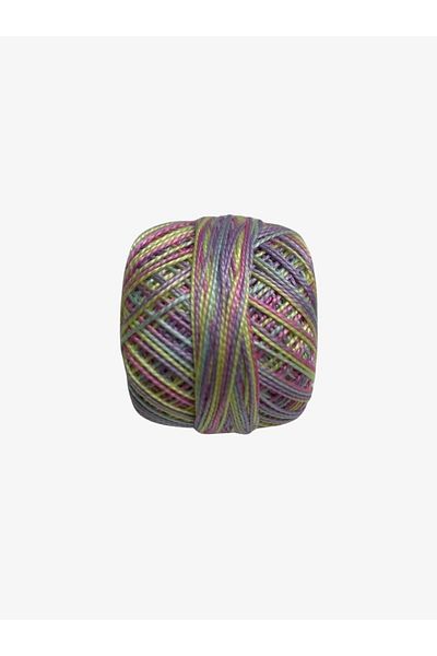 Yiğit Kumaş Embroidery Thread (Etamine Thread) Anchor No:8 Marbled Lilac Color 1335