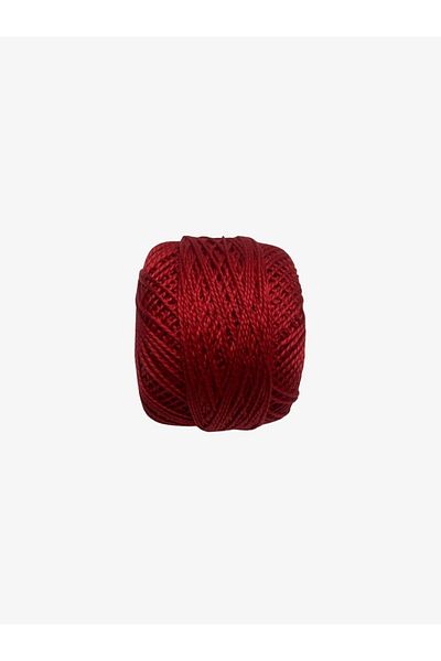 Yiğit Kumaş Embroidery Thread (Etamine Thread) Anchor No:8 Red Color 47