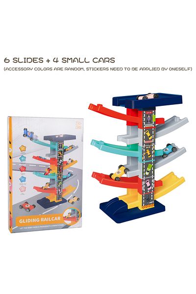 Choice Rail car 6th floor Children'S Gliding Track Car Mini Car Inertia Girl Baby 3-Year-Old Boy Toy Multi