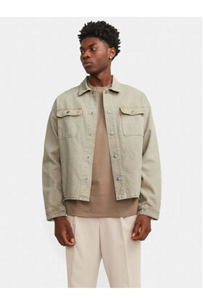 Jack & Jones Jachetă din denim pentru bărbați Jack Jones 12249029 bej