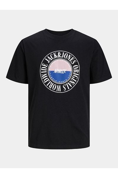 Jack & Jones Tricou bărbătesc Jack Jones 12250411 JORCOBIN Negru