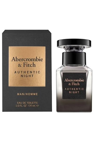 Abercrombie & Fitch Authentic Night For Men Eau De Toilette 30ml