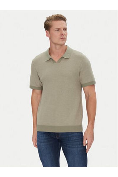 Jack & Jones Tricou polo pentru bărbați Jack Jones 12273012 Verde