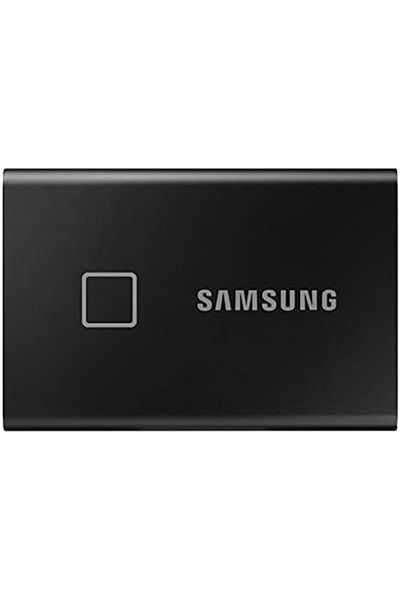 Samsung External Solid State Drive, Portable, 2TB, Samsung T7 Touch - 1050 Mbps Transfer Rate - USB 3.2, Bla