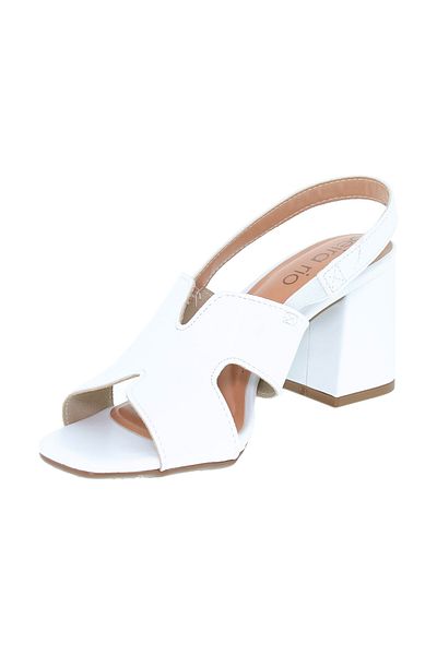 Beira Rio Ladies High Heel Sandals White | Made In Brazil