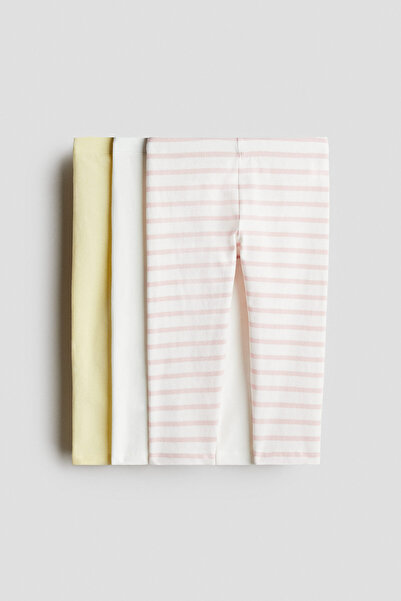 H&M 3'lü Pamuklu Tayt