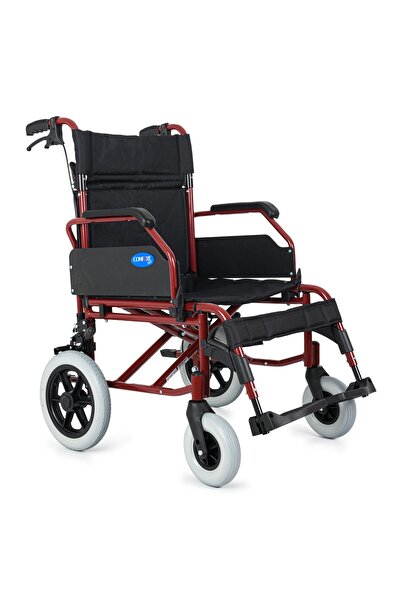 Comfort Plus DM-337 Refakatçi Kullanımlı Alüminyum Hasta Taşıma Sandalyesi 50...