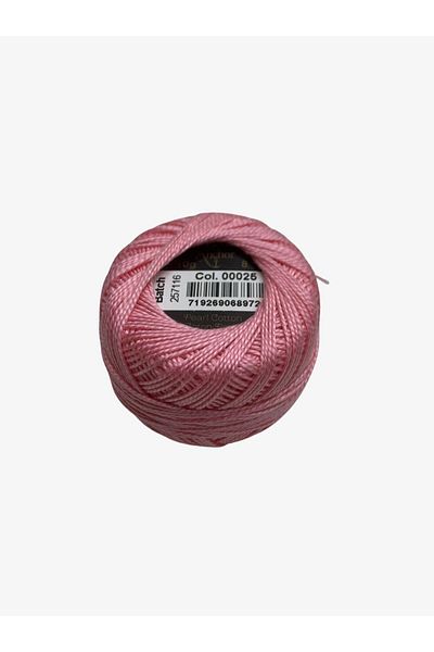 Yiğit Kumaş Embroidery Thread (Etamine Thread) Anchor No:8 Pink Color 25