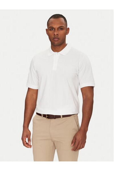 Jack & Jones Tricou polo pentru bărbați Jack Jones 12268227 Alb