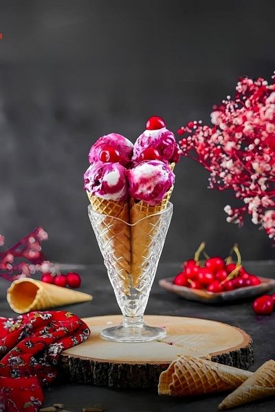 Gülümseten Avm 6-Piece Glass Crystal King Size Ice Cream Bowl |   Magnolia Dessert Bowl |   Presentation Cup